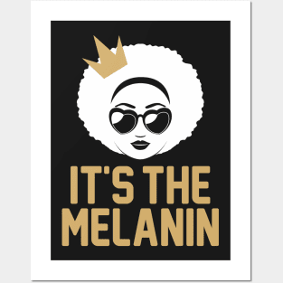 It's the Melanin: African American T-shirt Posters and Art